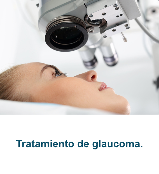 Tratamiento de glaucoma.
